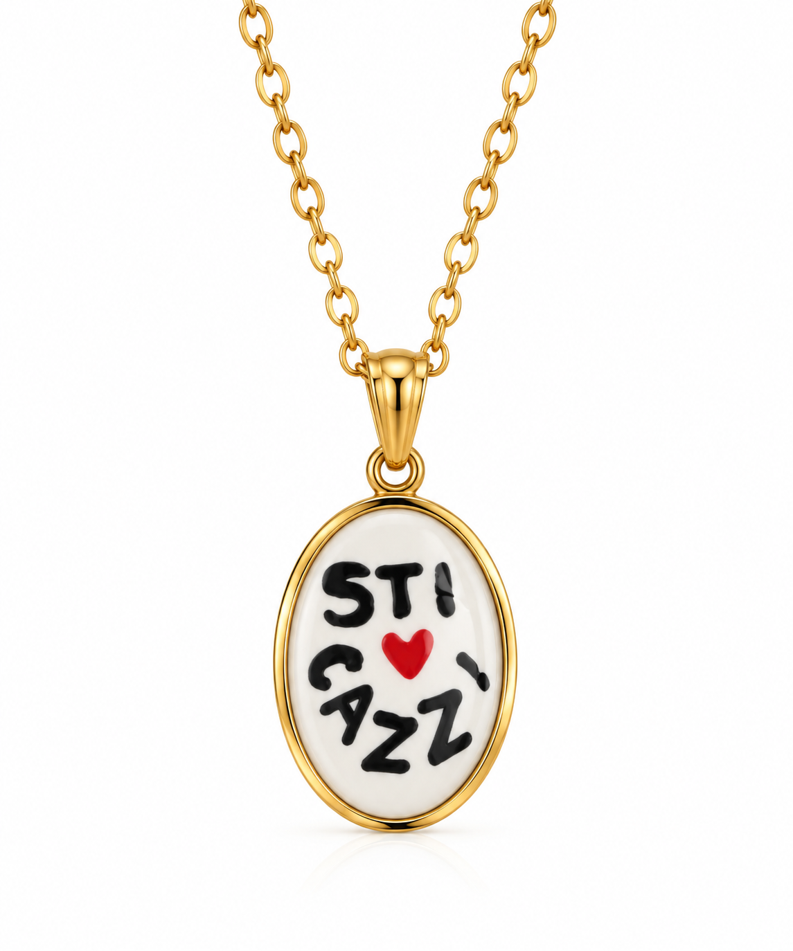 Collana in acciaio “Sti cazzi"