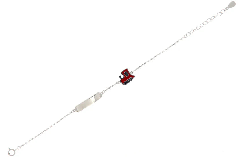 Bracciale in Argento925 con charm Treno