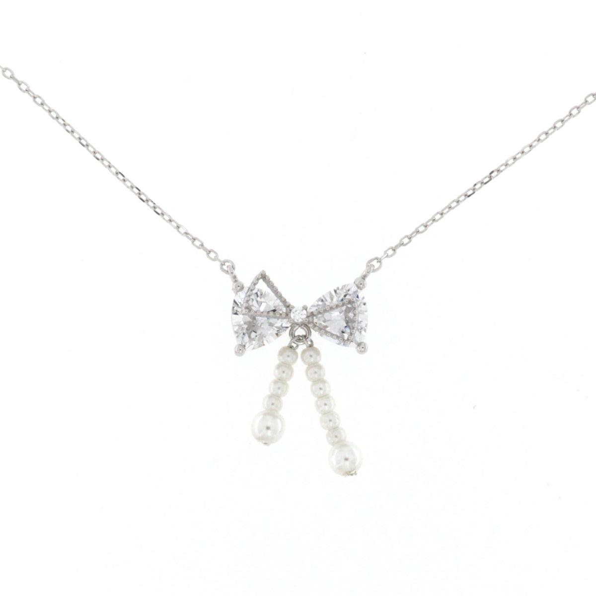 Collana in Argento925 con ciondolo Fiocco