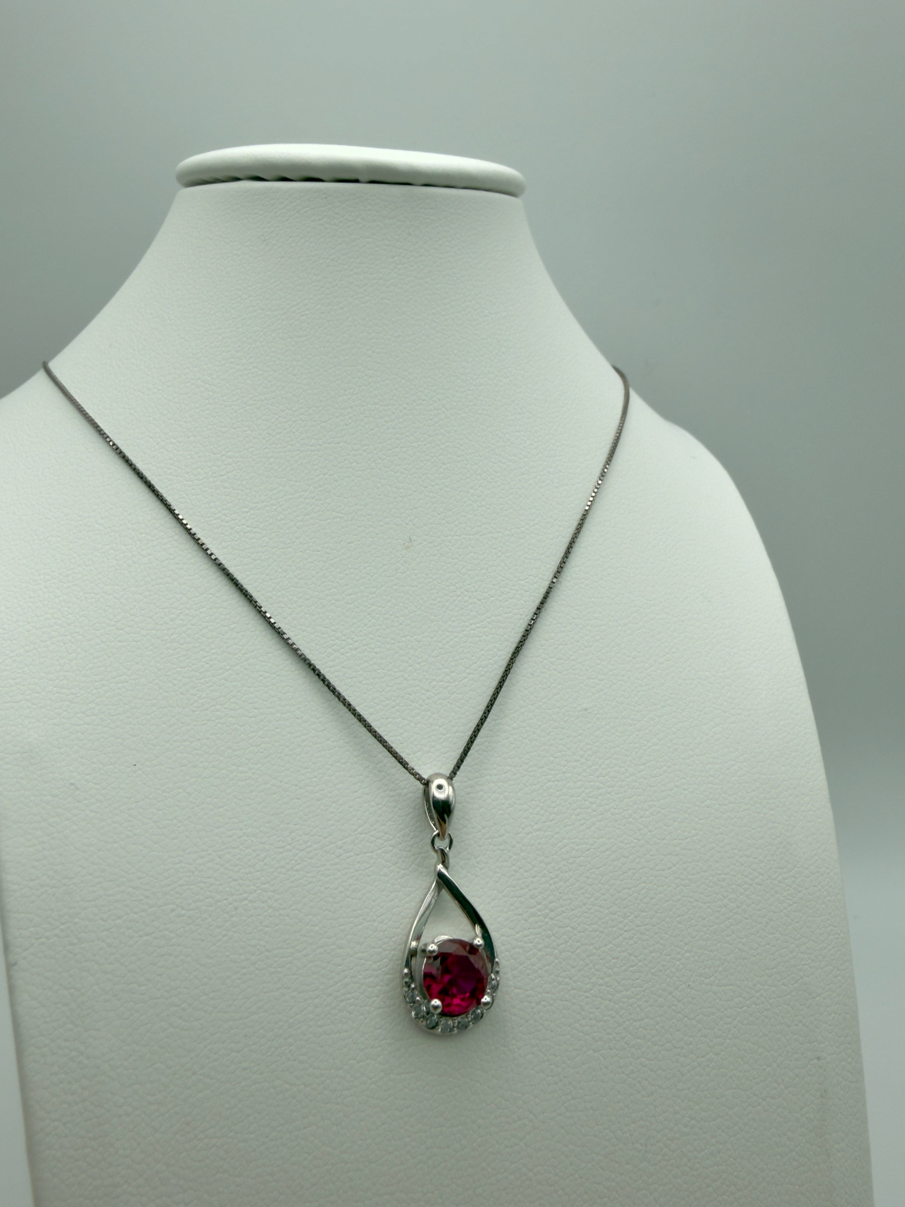 Collana in argento925 Goccia