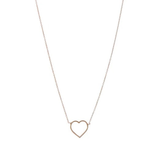 Alisia - Collana Minimal Heart placcata in Oro