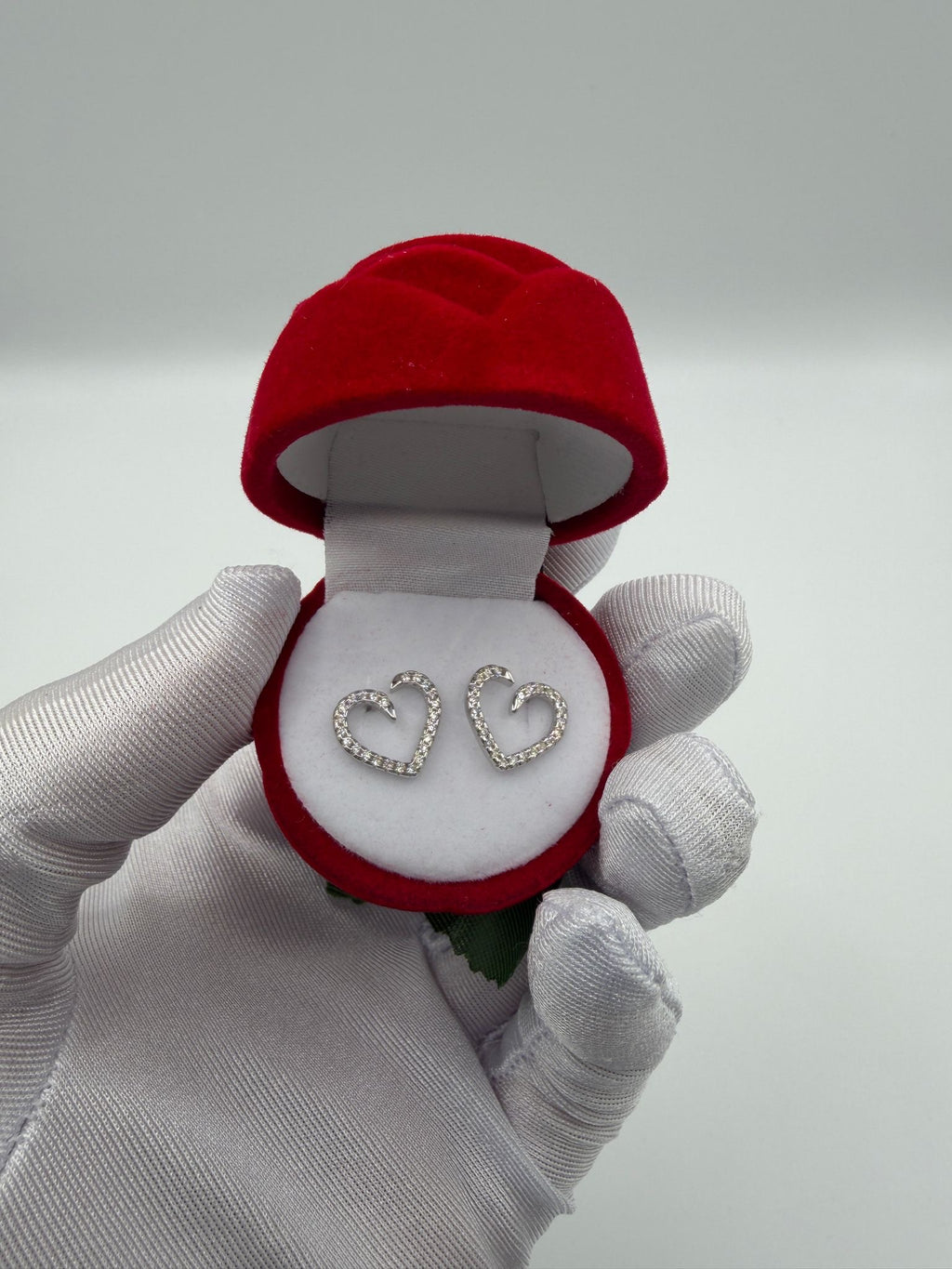 Box Orecchini Argento925 Cuori