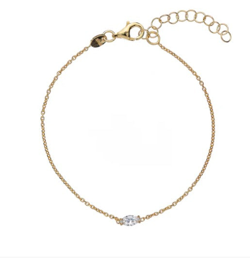 Alisia - Bracciale Luce Ovale placcato in Oro