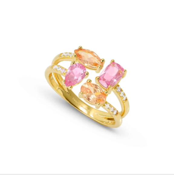 Nomination - Anello COLOUR WAVE Aurora Edition in argento 925 e cubic zirconia