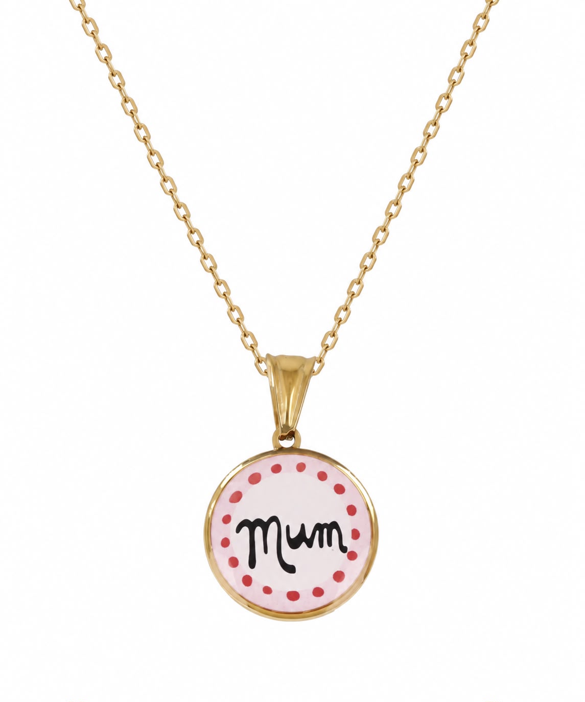 Collana in acciaio con frasi