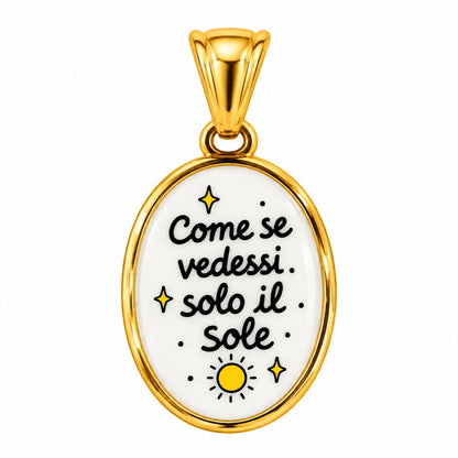 Choker magnetico con frasi