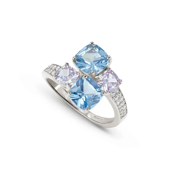 Nomination - Anello COLOUR WAVE Aurora Edition in argento 925 e cubic zirconia