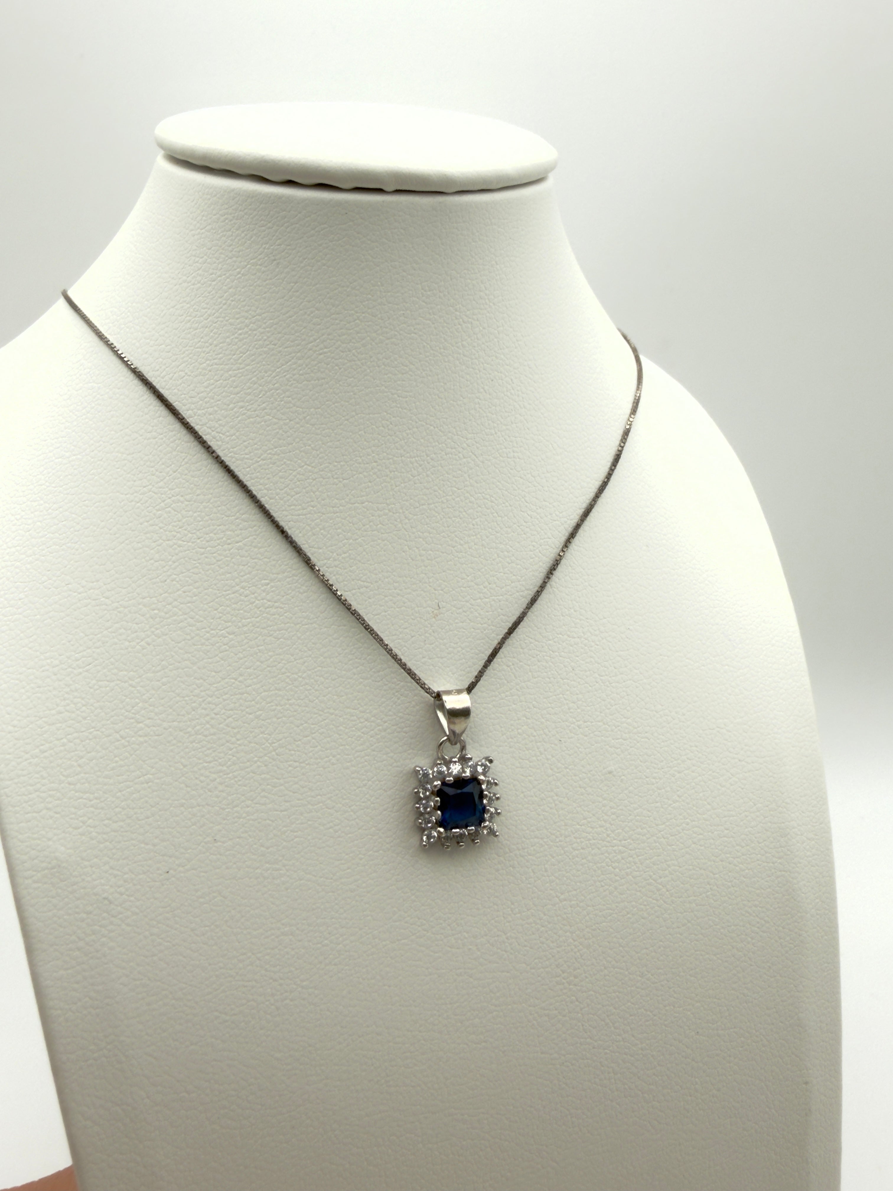 Collana in argento925 Quadrato