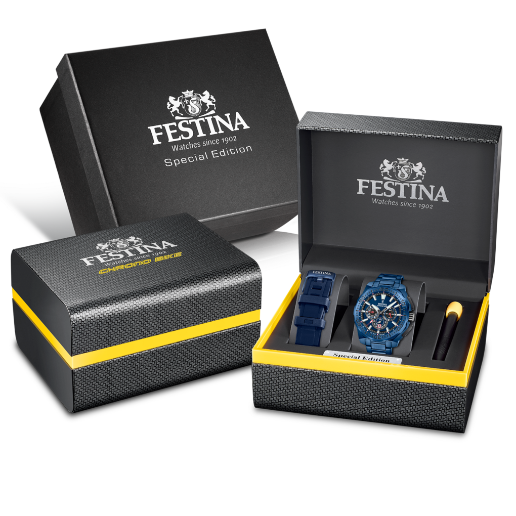 OROLOGIO DA UOMO FESTINA CHRONO BIKE EDIZIONE SPECIALE F20729/1 BLU CINTURINO IN ACCIAIO