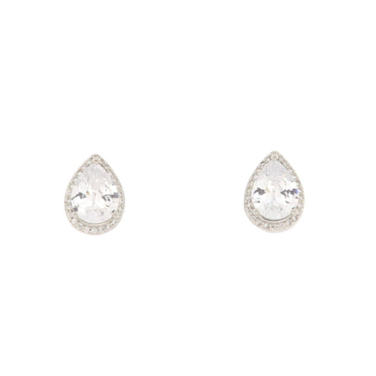 Orecchini in Argento Zirc. Bianco Alice