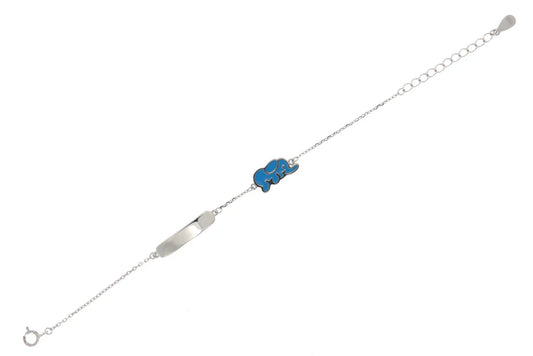Bracciale in Argento925 con charm Elefante