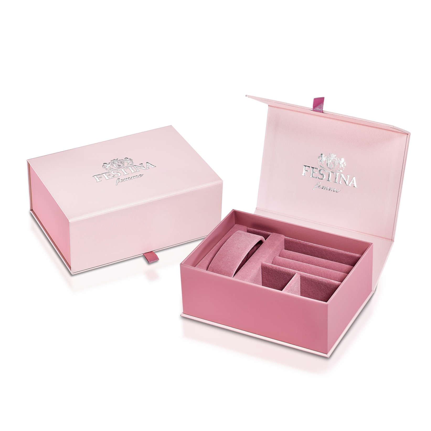 OROLOGIO FESTINA CLASSICS F20553/2 BIANCO CON CINTURINO IN ACCIAIO, DONNA