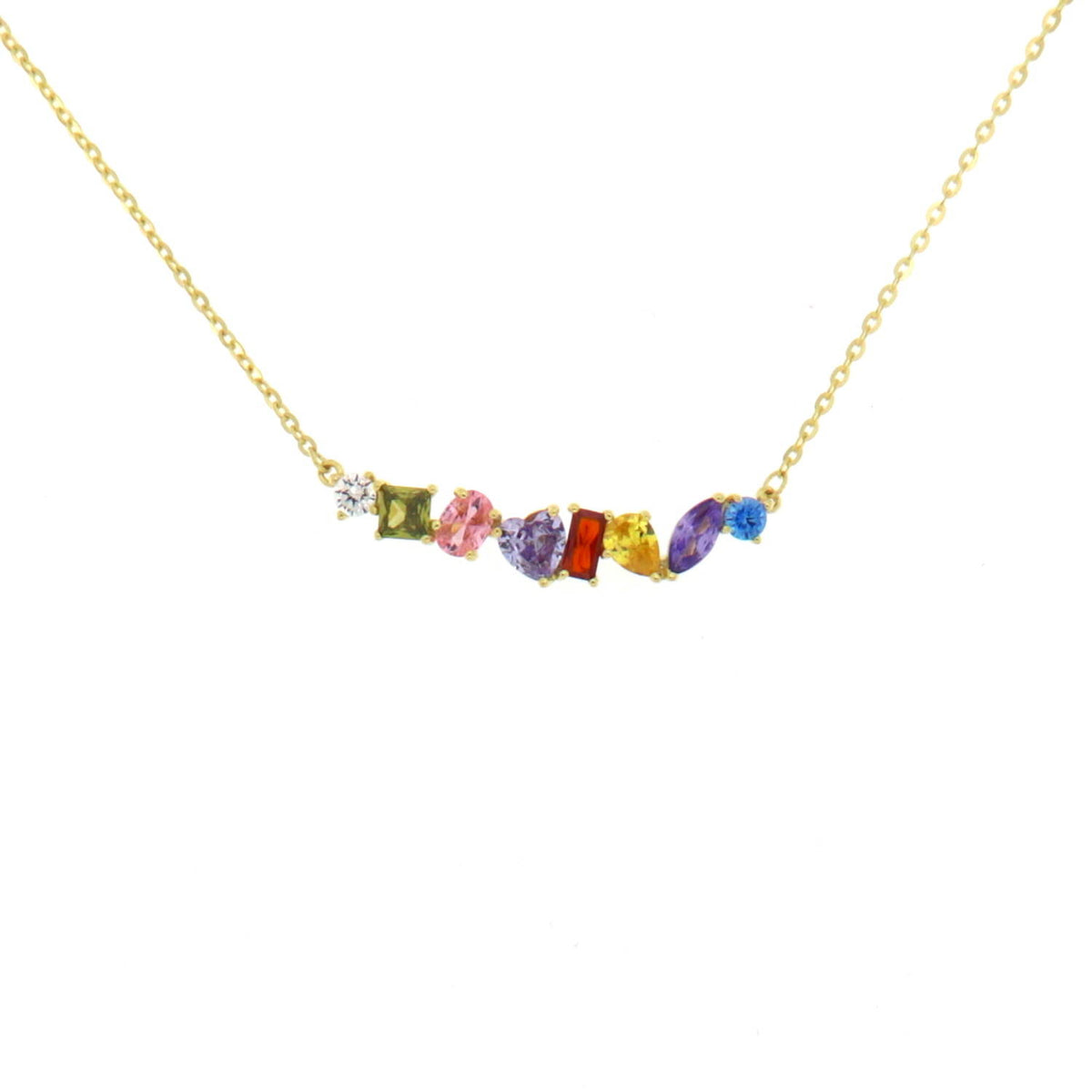 Collana Arg.Dorato Zirconi Dream