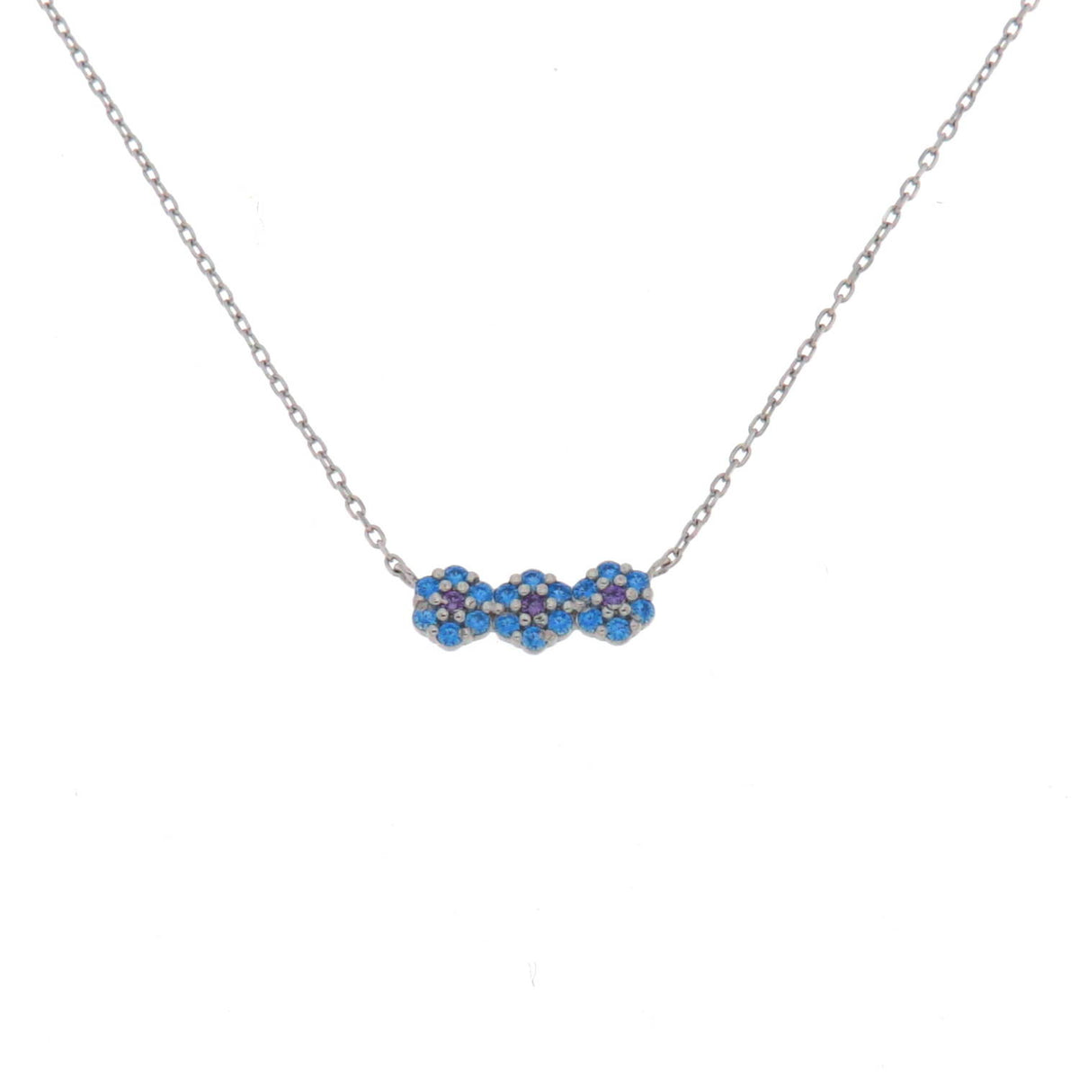 Collana Argento925 3 Fiori