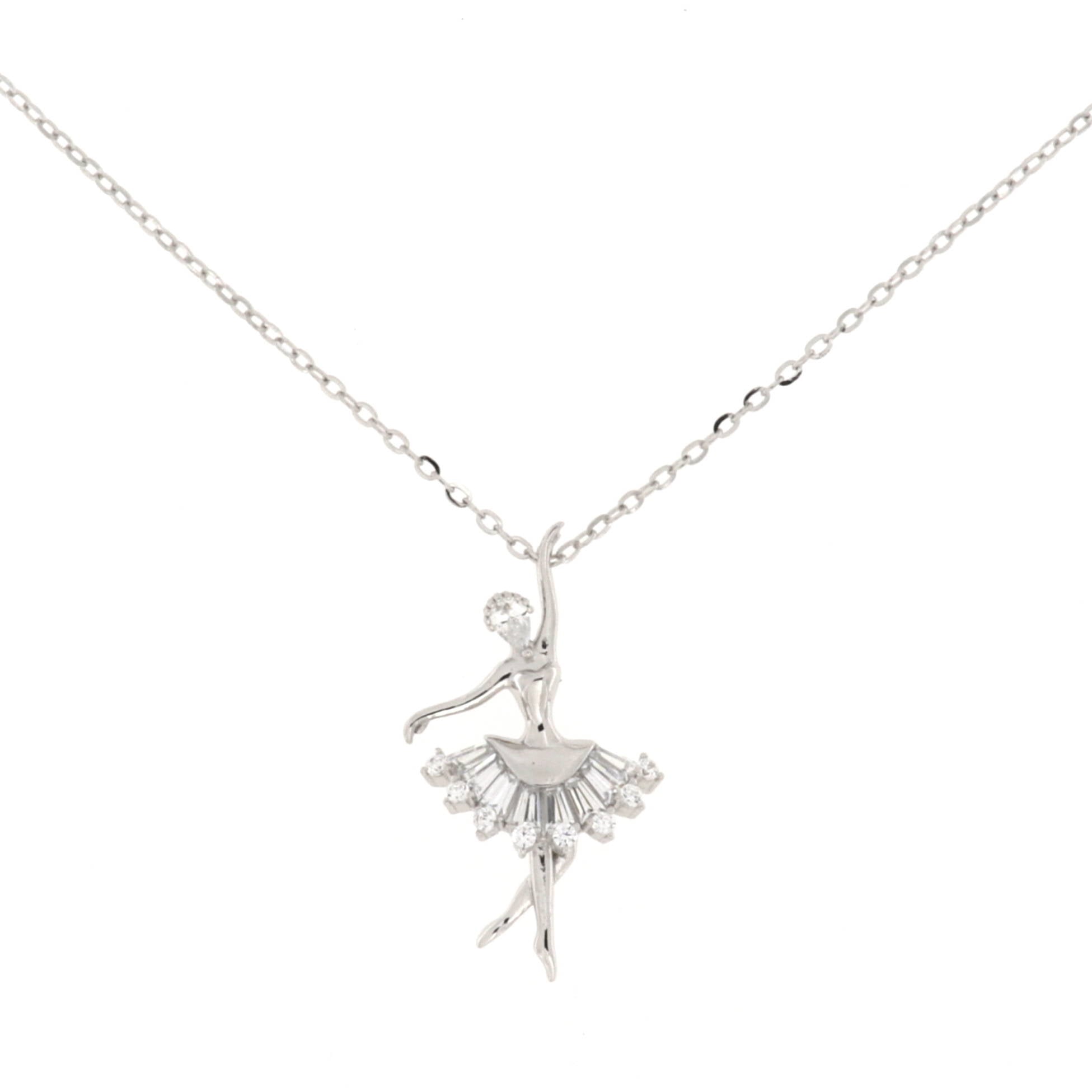 Le Meraviglie - Collana in Argento925 con ciondolo Ballerina