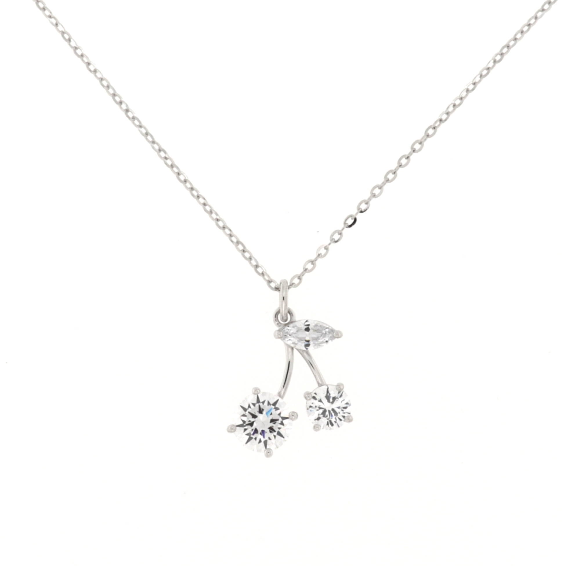 Le Meraviglie - Collana in Argento925 con ciondolo Ciliegia