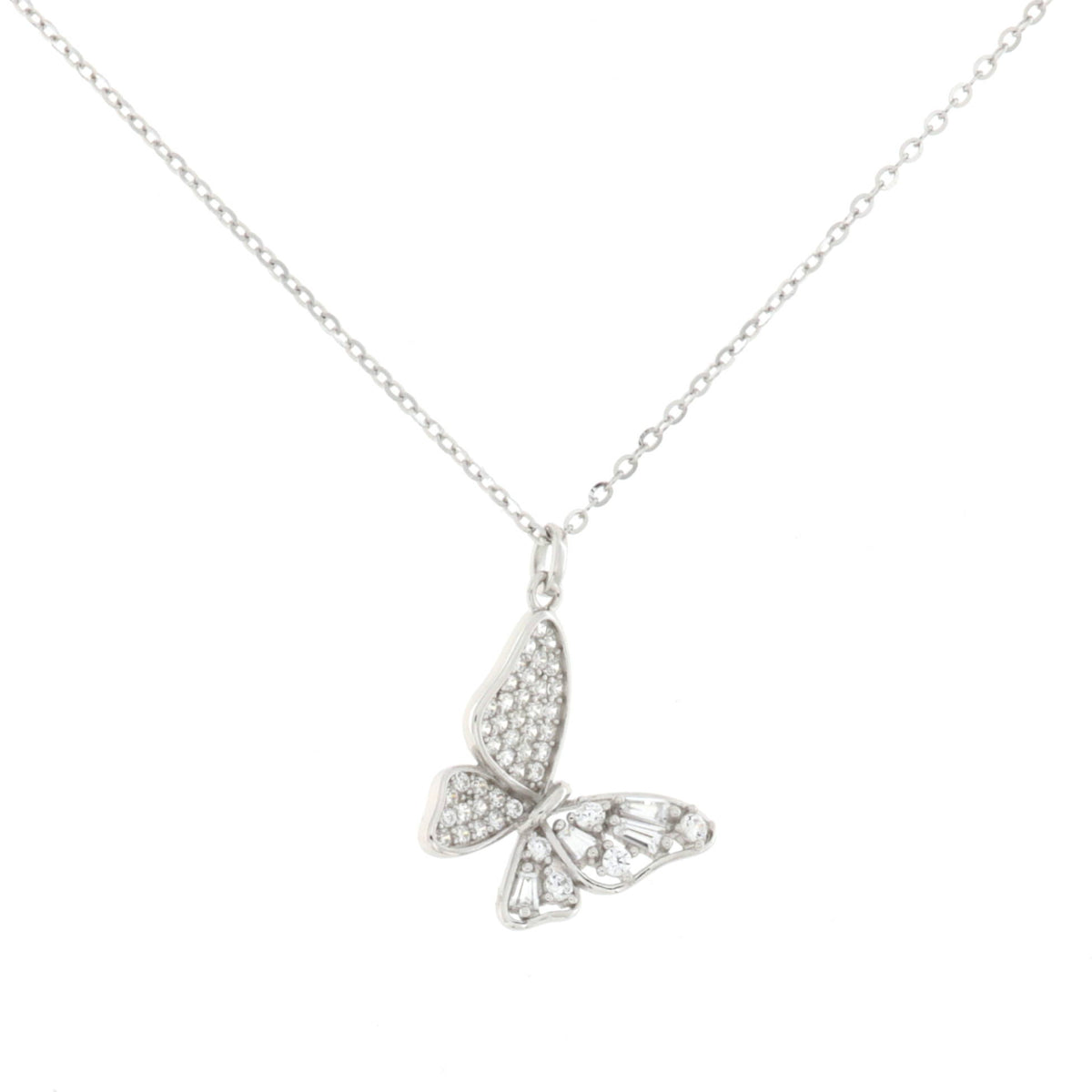 Collana in Argento925 con ciondolo Farfalla
