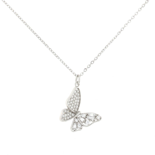 Collana in Argento925 con ciondolo Farfalla