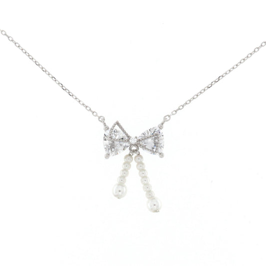 Collana in Argento925 con ciondolo Fiocco