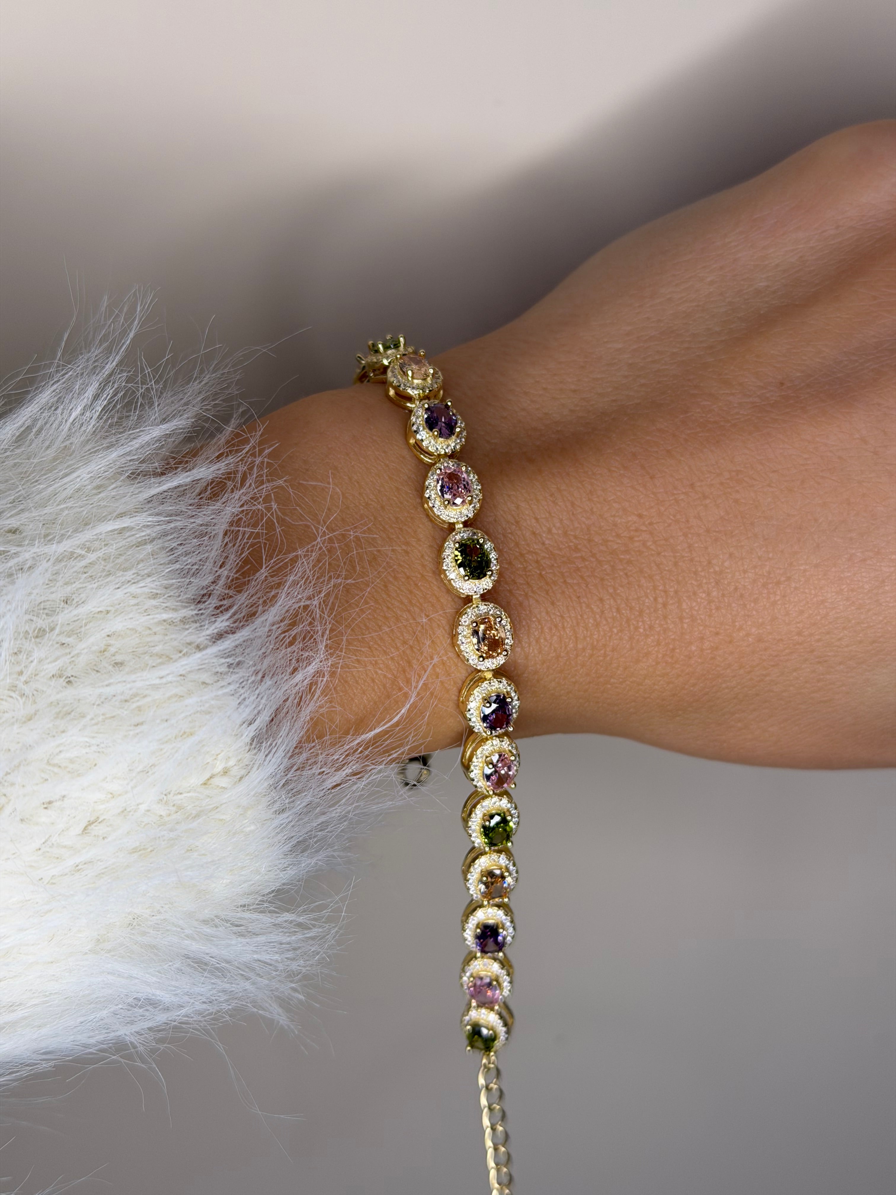 Bracciale in Argento925 con zirconi