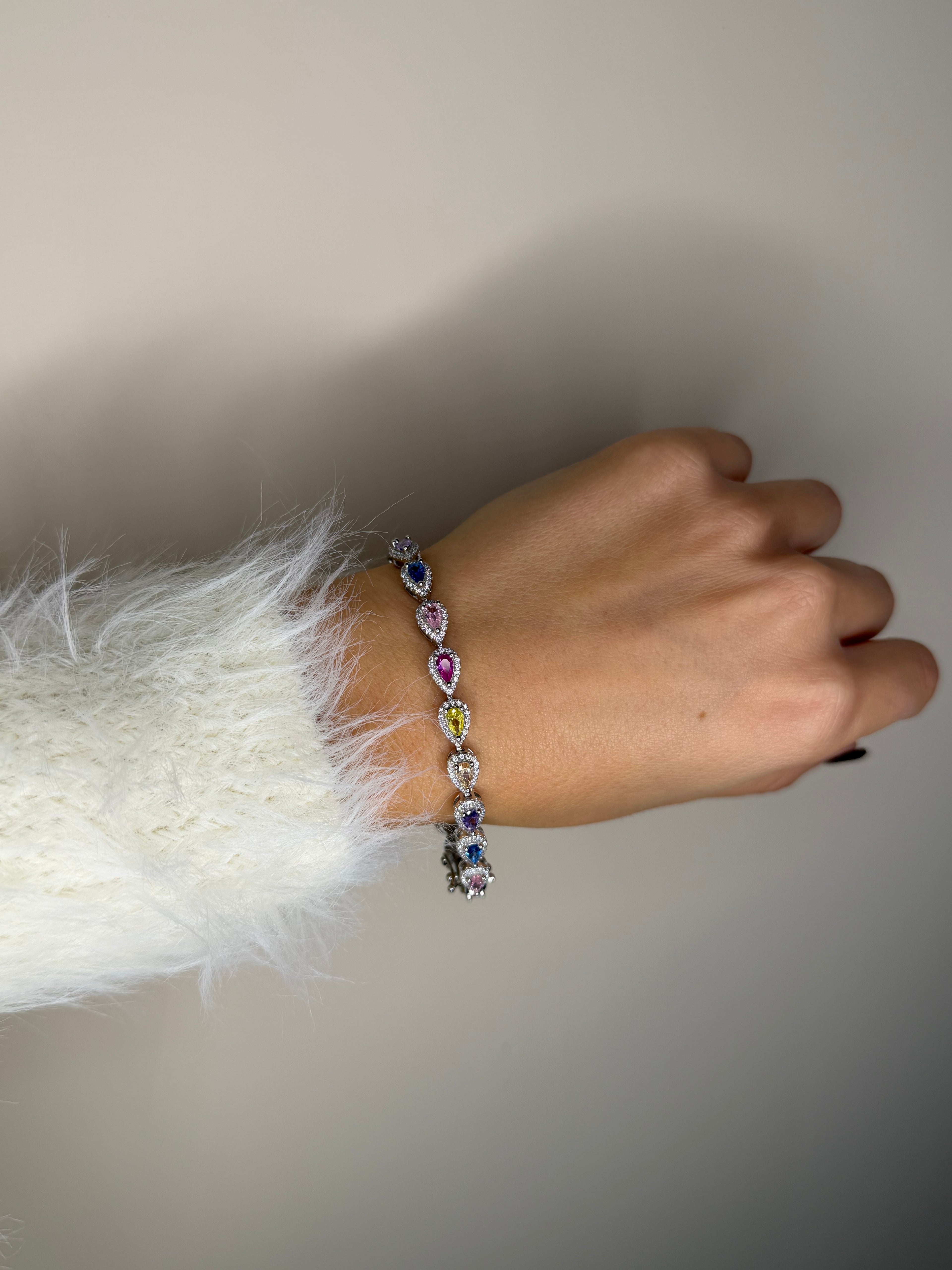 Bracciale in Argento925 con zirconi