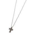 Marlù - Collana con croce pendente con zirconi