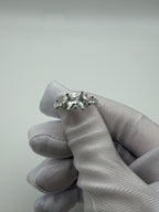 Anello in Argento925 con Zircone Quadrato