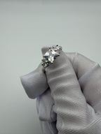 Anello in Argento925 con Zircone Quadrato