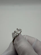 Anello in Argento925 con Zircone Quadrato