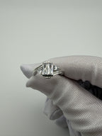 Anello in Argento925 con Zircone Rettangolare