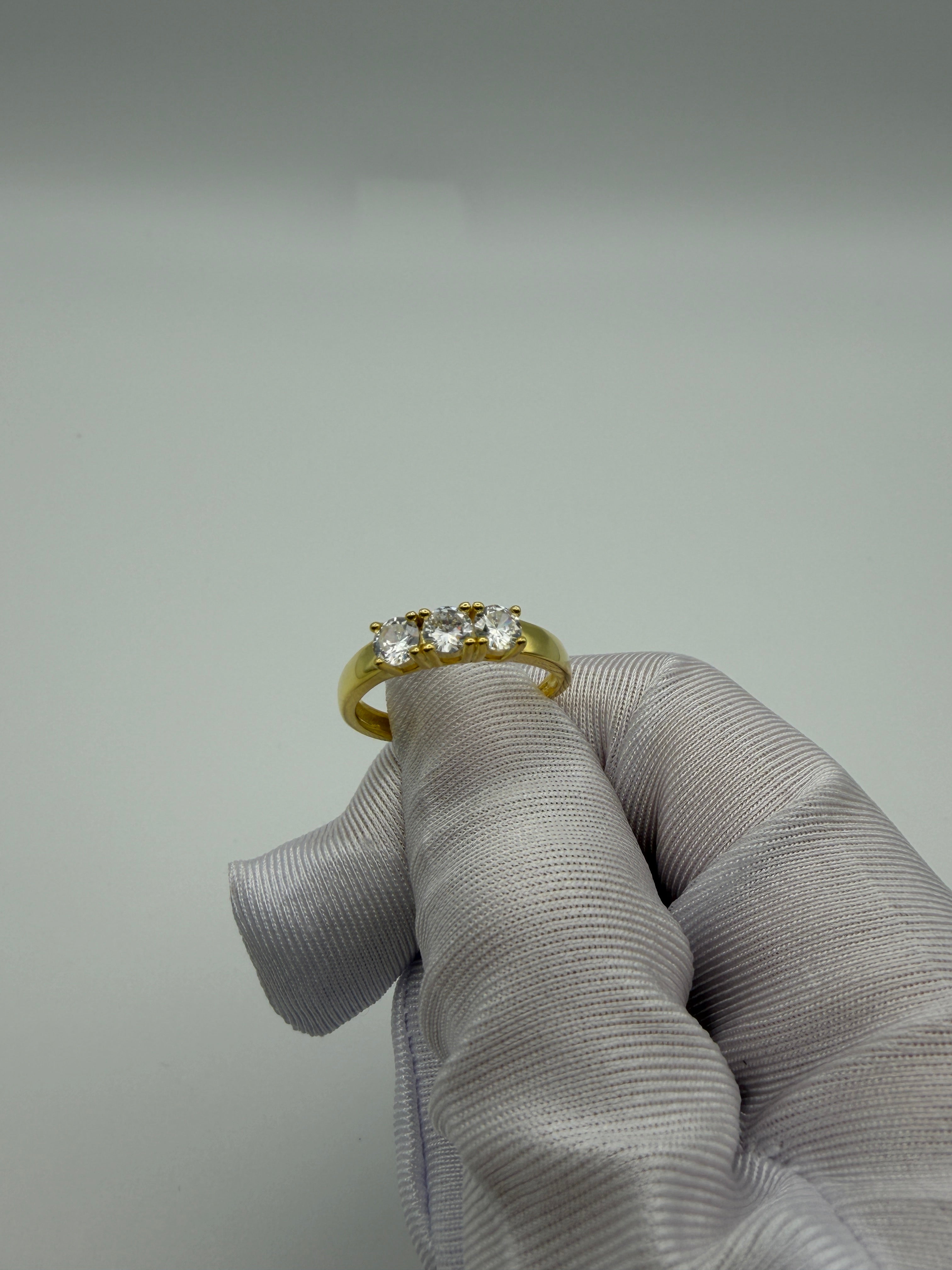 Anello in Argento925 Trilogy Dorato