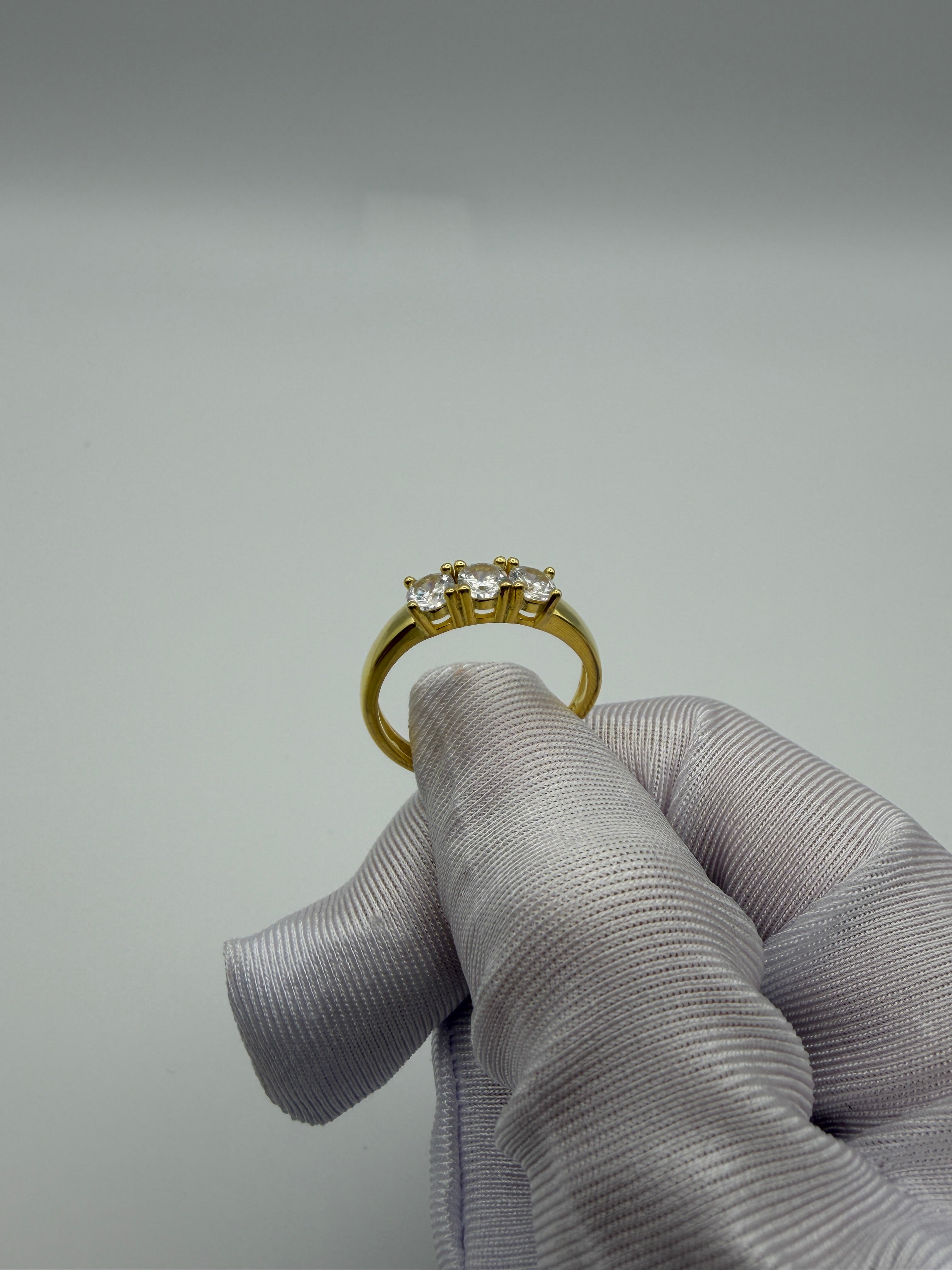 Anello in Argento925 Trilogy Dorato