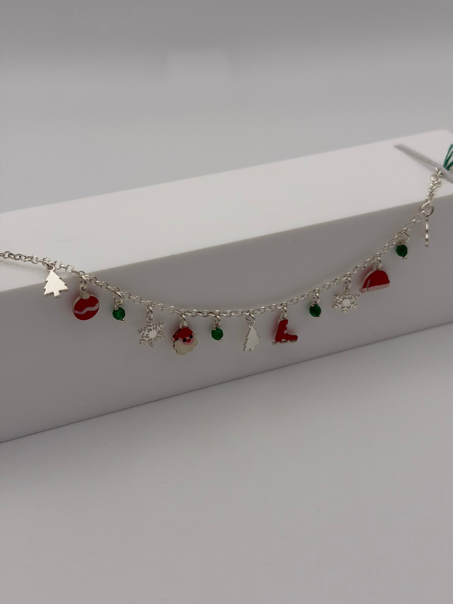 Bracciale in Argento925 con Charm Natalizi