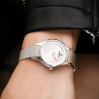OROLOGIO FESTINA MADEMOISELLE F20494/4 BEIGE CINTURINO IN ACCIAIO INOSSIDABILE 316L, DONNA