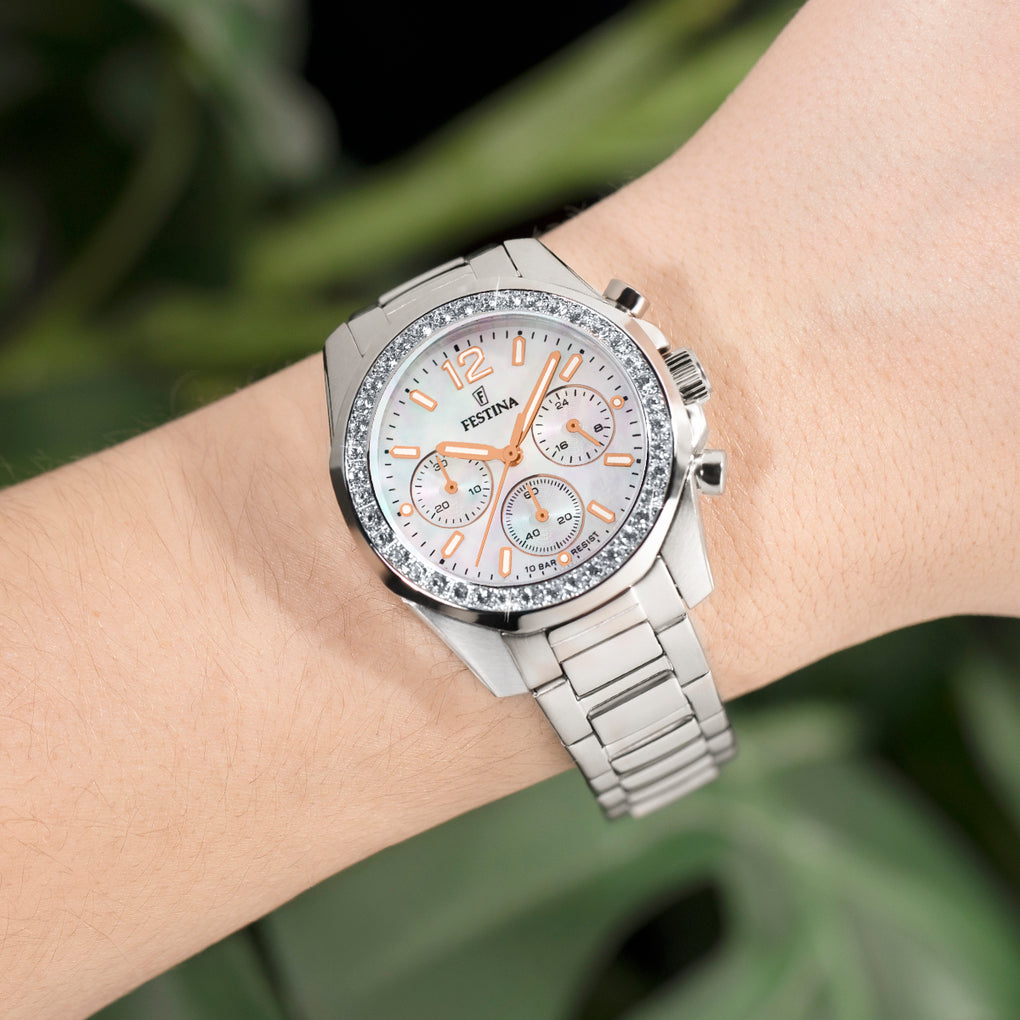 OROLOGIO FESTINA F20606/1 MADREPERLA DONNA