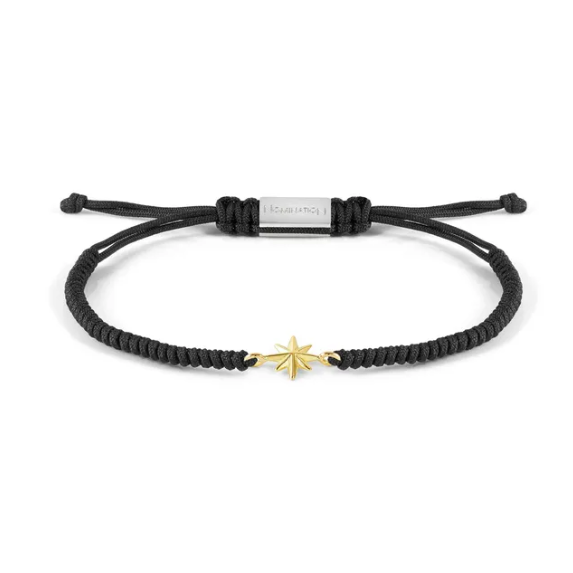 Nomination - Bracciale Uomo Refined in cotone con Rosa dei venti