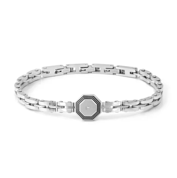 bracciale strong diamond ottagono