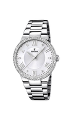 OROLOGIO FESTINA BOYFRIEND F16719/1 BIANCO CON CINTURINO IN ACCIAIO, DONNA