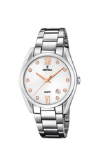 OROLOGIO FESTINA BOYFRIEND F16790/A ARGENTO CON CINTURINO IN ACCIAIO, DONNA