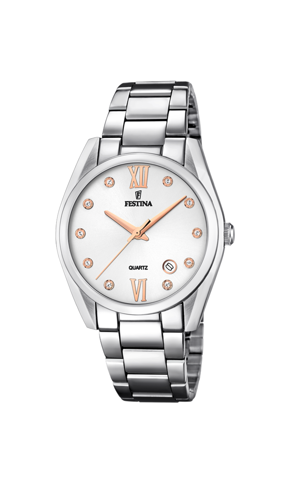 OROLOGIO FESTINA BOYFRIEND F16790/A ARGENTO CON CINTURINO IN ACCIAIO, DONNA