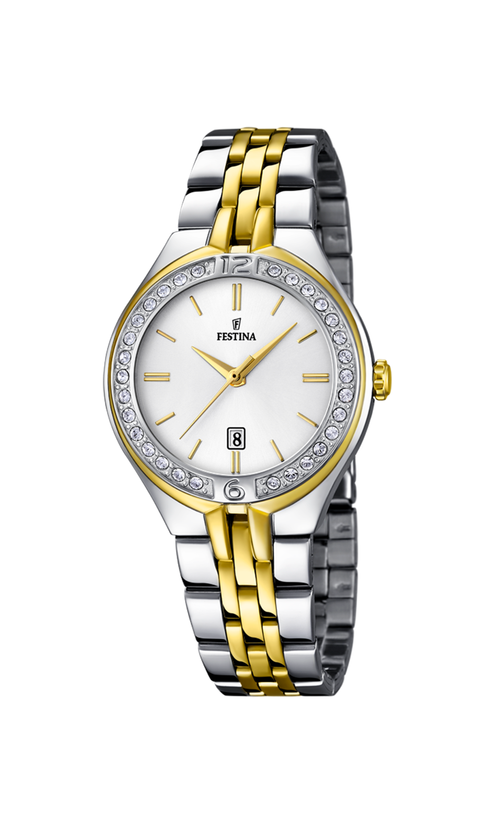 OROLOGIO FESTINA MADEMOISELLE F16868/1 ARGENTO CON CINTURINO IN ACCIAIO, DONNA