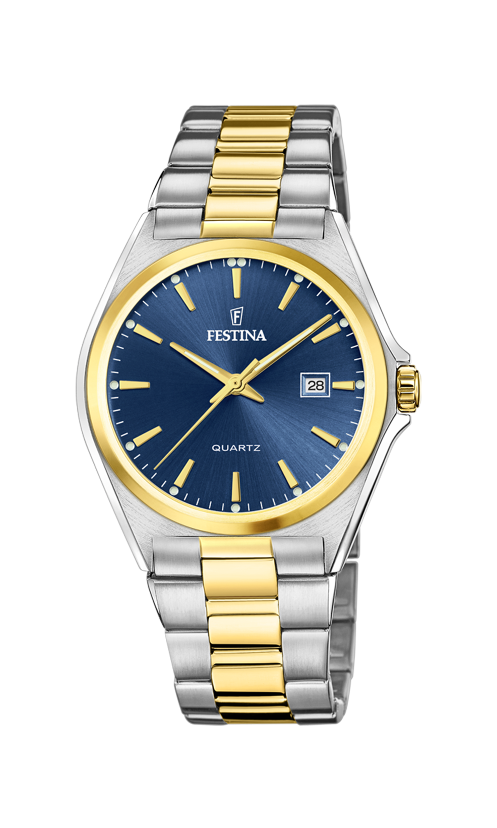 OROLOGIO FESTINA CLASSICO IN ACCIAIO F20554/4 BLU CON CINTURINO IN ACCIAIO, UOMO