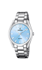 OROLOGIO FESTINA F20622/3 COLLEZIONE ALLEGRIA, CINTURINO IN ACCIAIO BLU, DONNA.