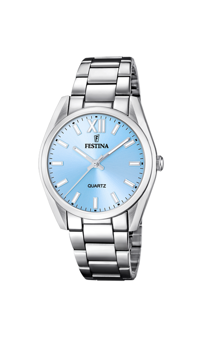 OROLOGIO FESTINA F20622/3 COLLEZIONE ALLEGRIA, CINTURINO IN ACCIAIO BLU, DONNA.