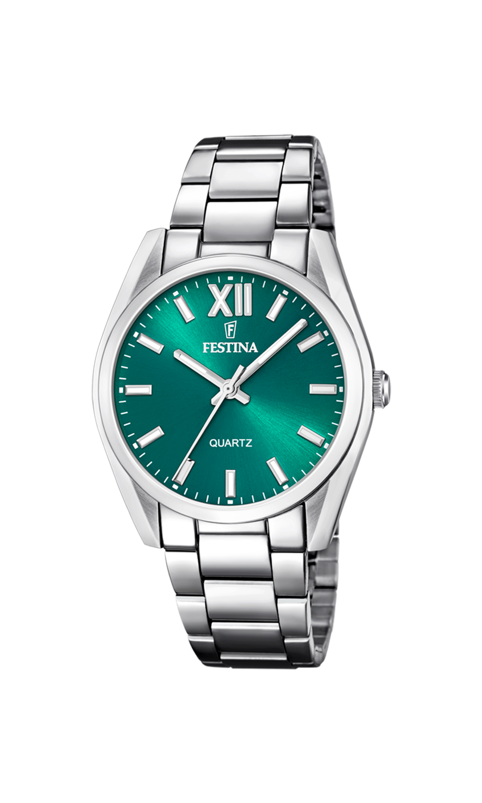 OROLOGIO FESTINA F20622/C COLLEZIONE ALLEGRIA, CINTURINO IN ACCIAIO VERDE, DONNA.