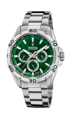 OROLOGIO FESTINA F20623/3 VERDE CINTURINO IN ACCIAIO INOSSIDABILE 316L, UOMO