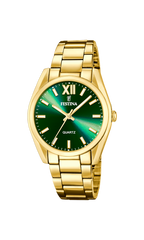 OROLOGIO FESTINA F20640/9 VERDE CINTURINO IN ACCIAIO INOSSIDABILE 316L, DONNA