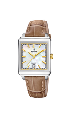 OROLOGIO FESTINA F20682/4 BEIGE CINTURINO IN PELLE, DONNA