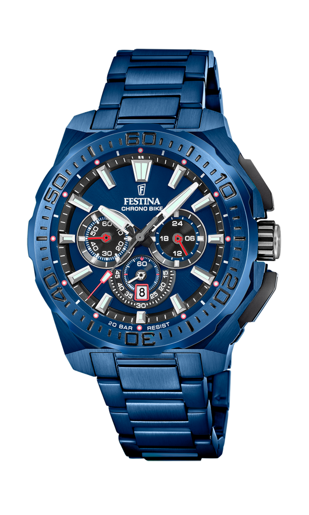 OROLOGIO DA UOMO FESTINA CHRONO BIKE EDIZIONE SPECIALE F20729/1 BLU CINTURINO IN ACCIAIO