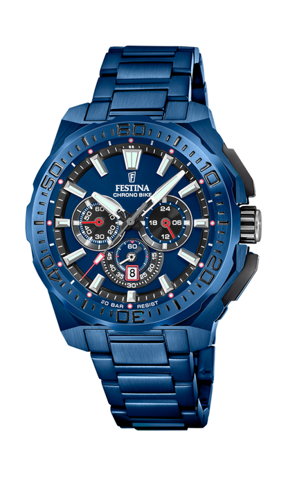OROLOGIO DA UOMO FESTINA CHRONO BIKE EDIZIONE SPECIALE F20729/1 BLU CINTURINO IN ACCIAIO